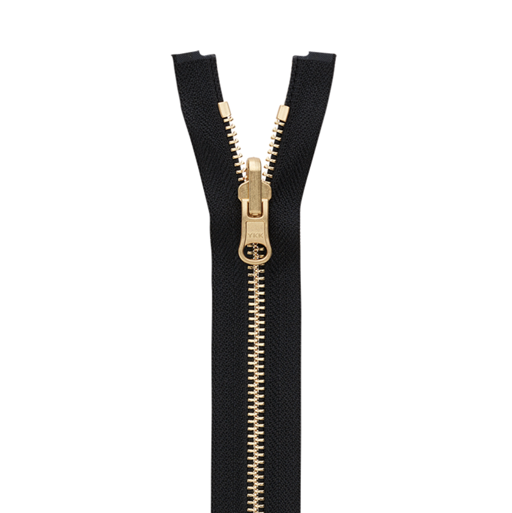 Shiny Metal zipper YKK