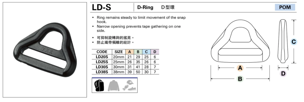 D-ring YKK